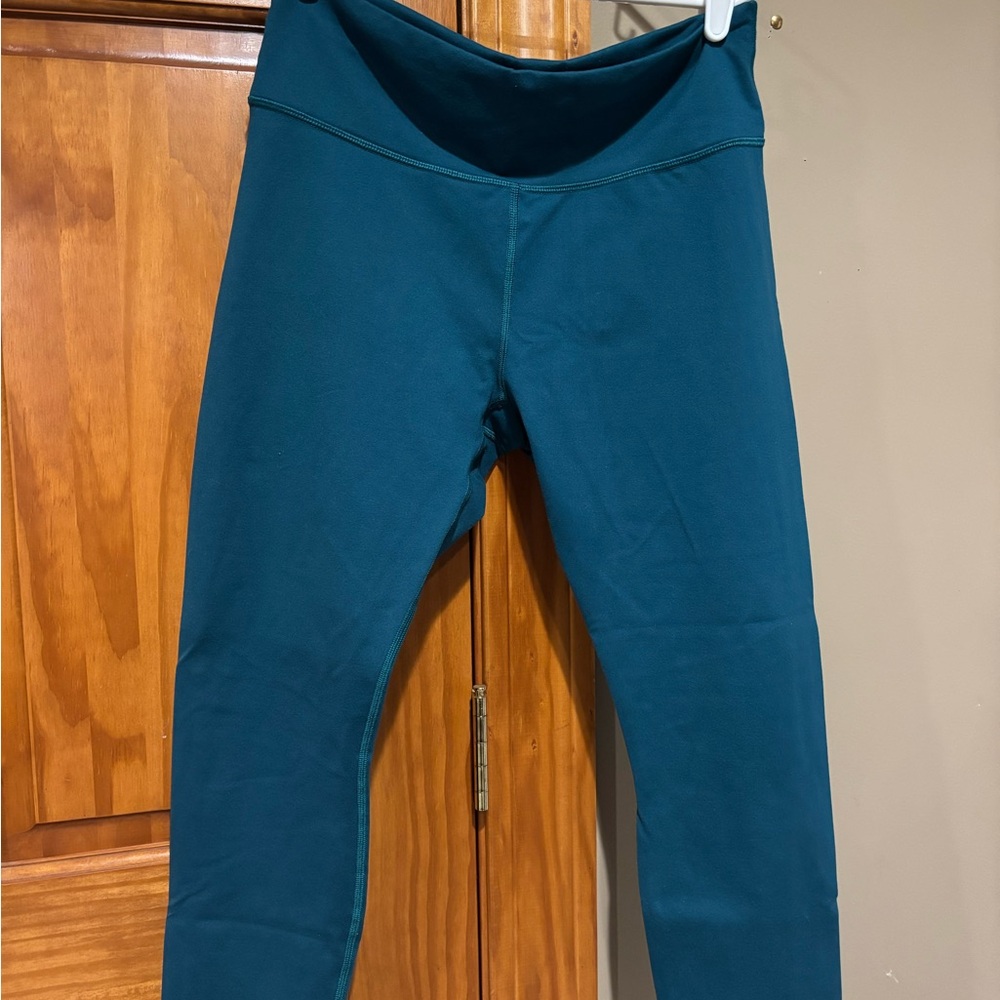 Fabletics Blue Leggings with High Waist and Full Length